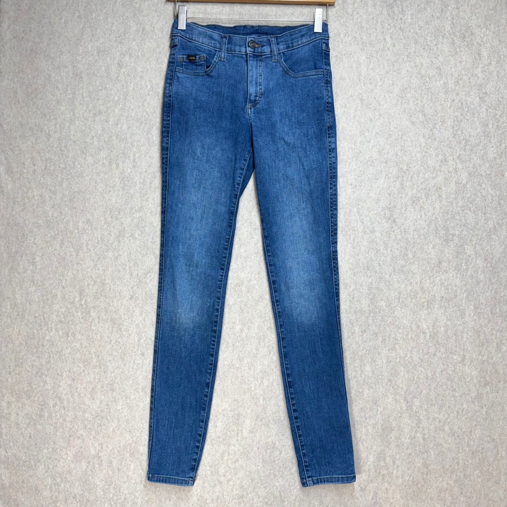 Kuhl Danzr Skinny Jeans Womens 4 Reg Medium Wash Indigo Performance Denim Pants‎